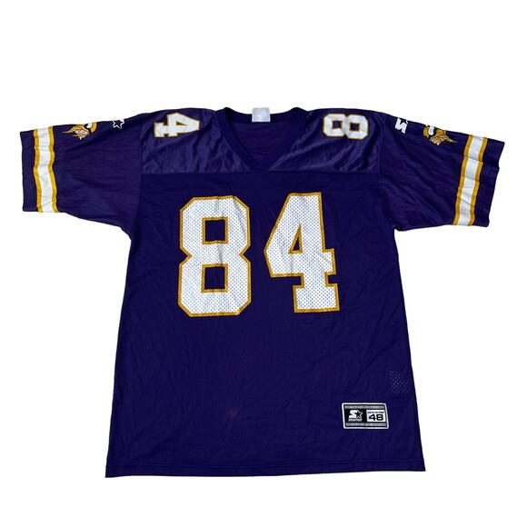 Starter NFL Minnesota Vikings Randy Moss #84 Men's LG 48 Football Jersey - Picture 1 of 9